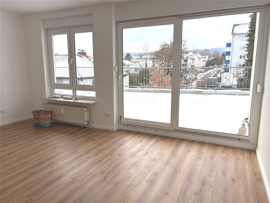 Wohnzimmer mit Dachterrasse