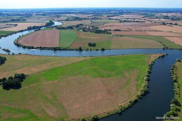 Luftbild Wesermündung
