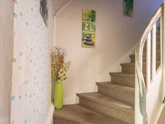 Blick auf die Treppe