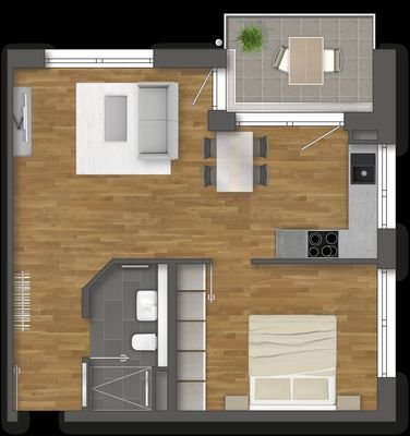 Wohnung Nr. 11 unverbindl. Illustration