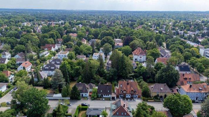 Drohnenaufnahme Umgebung süd-westlich
