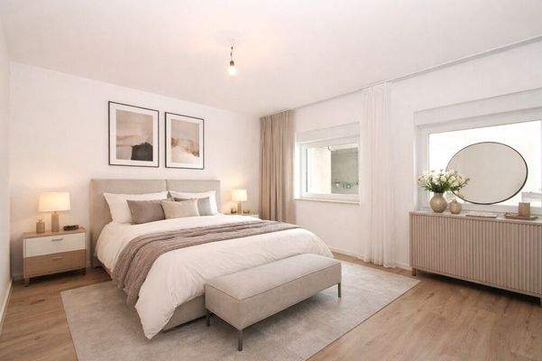 Einrichtungsbeispiel Schlafzimmer