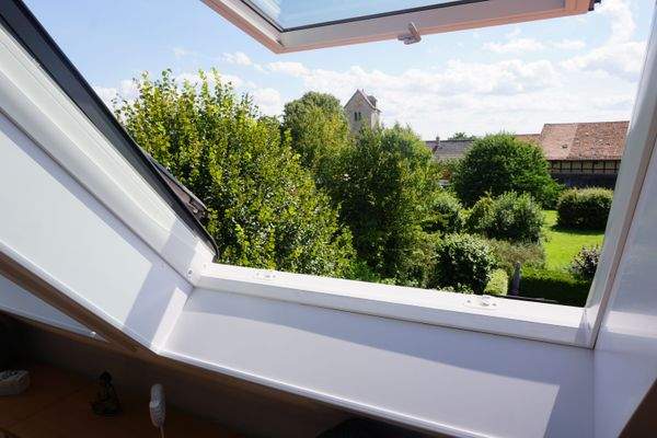 Blick aus Schlafzimmerfenster