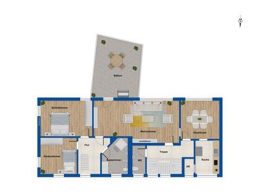 Grundriss Obergeschoss