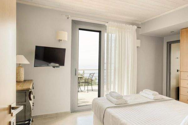 Schlafzimmer mit Terrasse