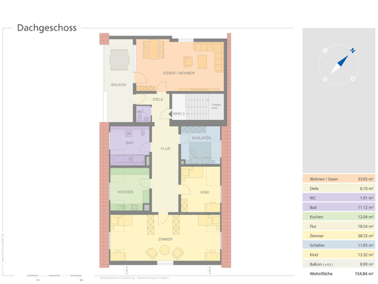 Grundriss Dachgeschoss