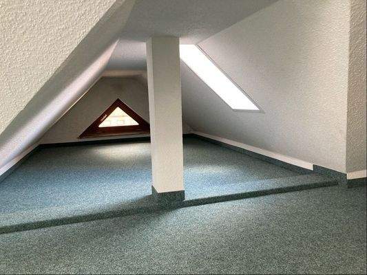 ausgebauter Dachbodenbereich