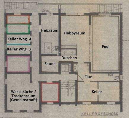Grundriss KG (nicht maßstabsgetreu!)