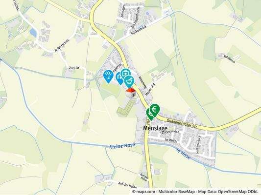 Geolyzer Kartenausschnitt