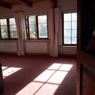 Fensterfront Wohnzimmer/Esszimmer