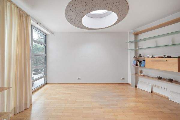 Das Büro im Erdgeschoss