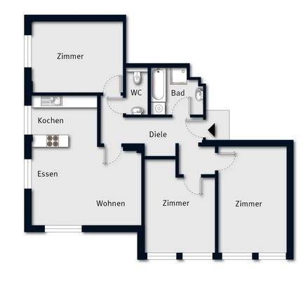 Grundriss ohne Maßstab