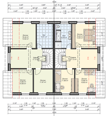 Grundriss Dachgeschoss