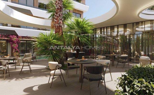 Investment Apartments with 400 m² Pool in Antalya Aksu