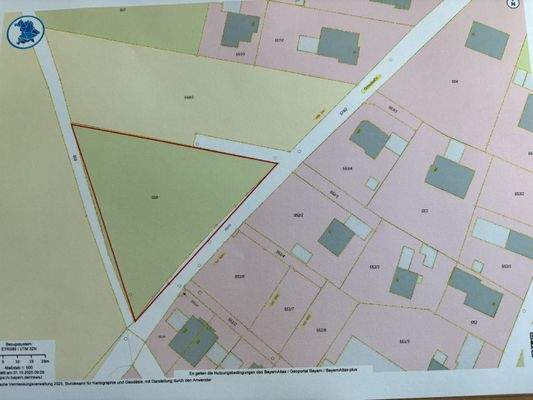 Flurkarte Grundstück  