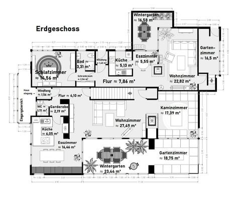 Grundriss Erdgeschoss