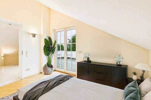 Zimmer mit Terrasse Wohnbeispiel