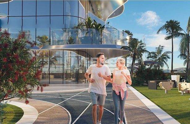 Luxury Apartments with Pools in Jumeirah Village Triangle in Dubai