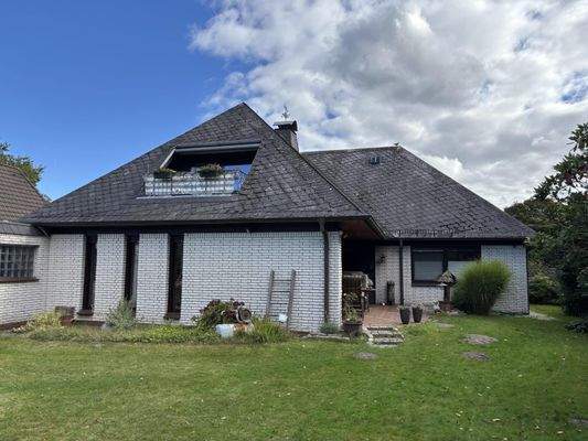 Rückansicht des Hauses