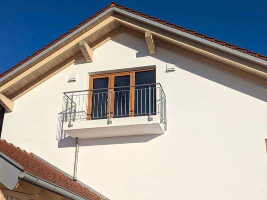 Westbalkon im Dachgeschoss 