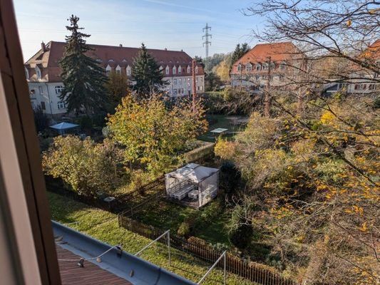 Ausblick vom Schlafzimmer