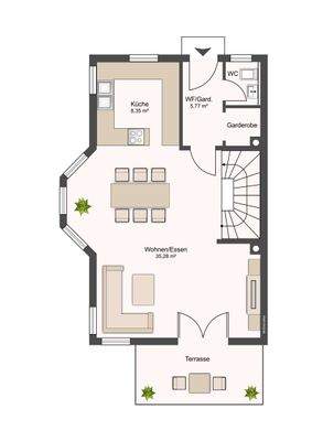 Grundriss Erdgeschoss