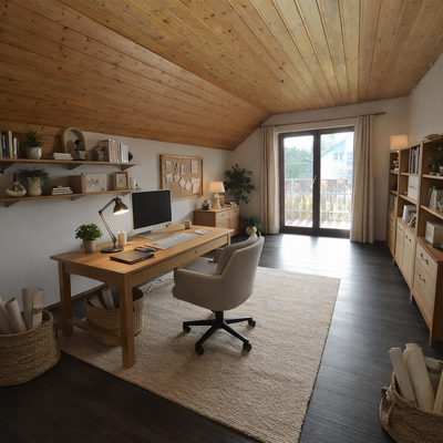 virtually staged - Büro  OG