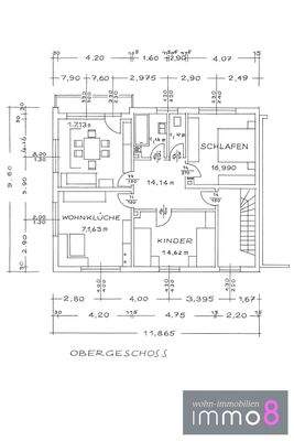 Grundriss Obergeschoss 