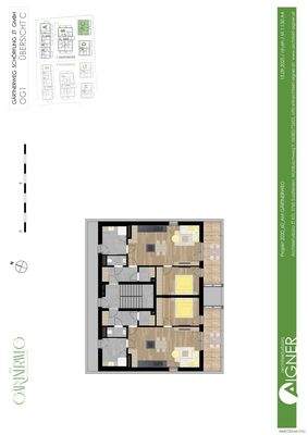 Plan Übersicht Haus C OG 1