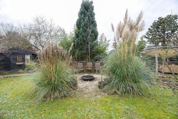 Gartenansicht / Feuerstelle