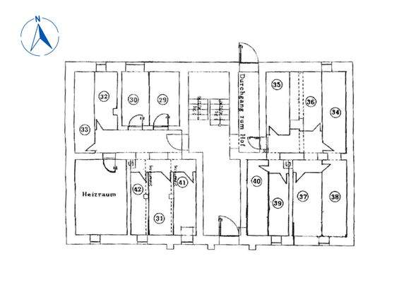 Etagenplan Kellergeschoss