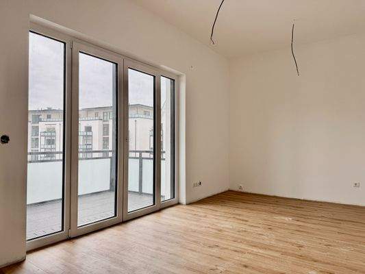 Schlafzimmer mit 2. Balkon