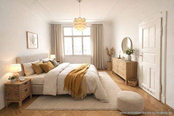 Schlafzimmer mit ensuite Badezimmer