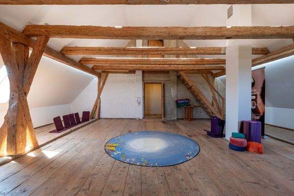 Dachstudio mit Sichtdachstuhl