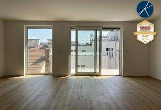 Wohnküche, Parkett, 45 m²