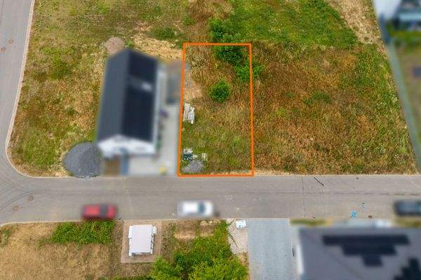 Luftansicht Flurstückmarkierung