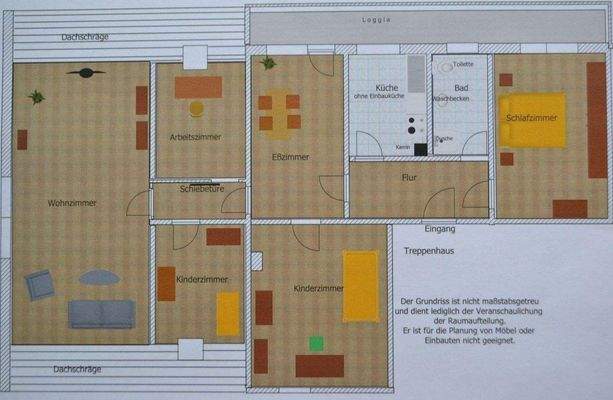 Grundriss - nicht maßstabsgetreu!!!