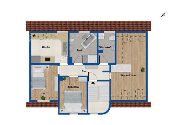 Grundriss Dachgeschoss