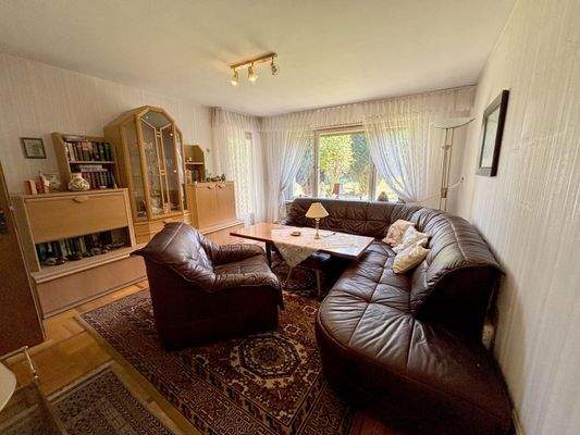 Wohnzimmer im EG im Gartenzugang