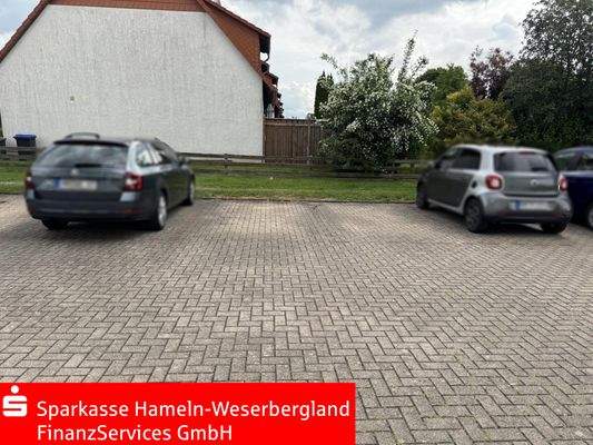 Stellplatz gegenüber Eingang