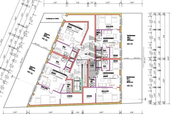 Grundriss Staffelgeschoss