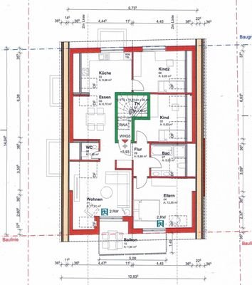 Grundriss Dachgeschoss