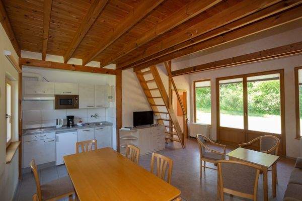 Wohnzimmer mit Küchenzeile Typ 4