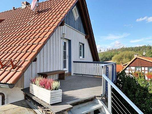 Balkon - Eingang Dachgeschoss