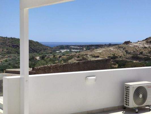 MIT VIDEO! Kreta, Makry Gialos: Neubau - Bungalow mit Pool und Meerblick zu verkaufen