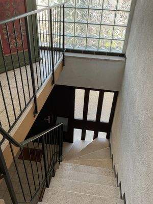 Treppenaufgang zum Obergeschoss