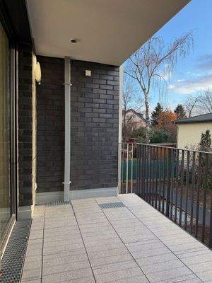 Ansicht überdachter Balkon