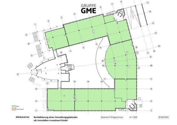 Freie Flächen im EG