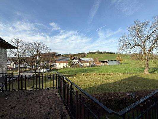 Ausblick Balkon Rückseite