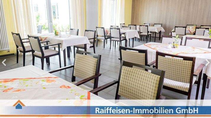 Innenansicht: Speisesaal  (Foto Homepage Paritätische Altenhilfe)